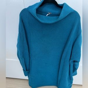 Free People Ottoman Sweater in Tropical Bay